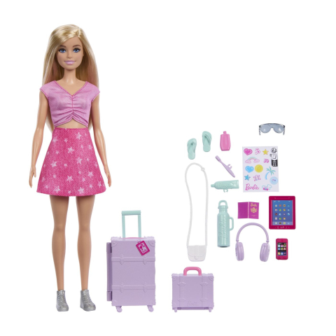 BARBIE FAMILY AND FRIENDS SET DE CALATORIE [1]