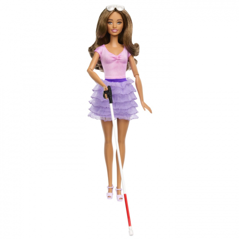 BARBIE FASHIONISTAS PAPUSA BARBIE CU BASTON PENTRU NEVAZATORI [6]
