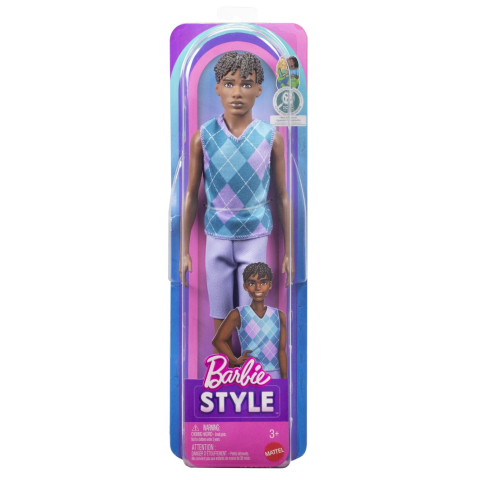 Papusi & accesorii - BARBIE PAPUSA BAIAT FASHIONISTAS CU PAR AFRO