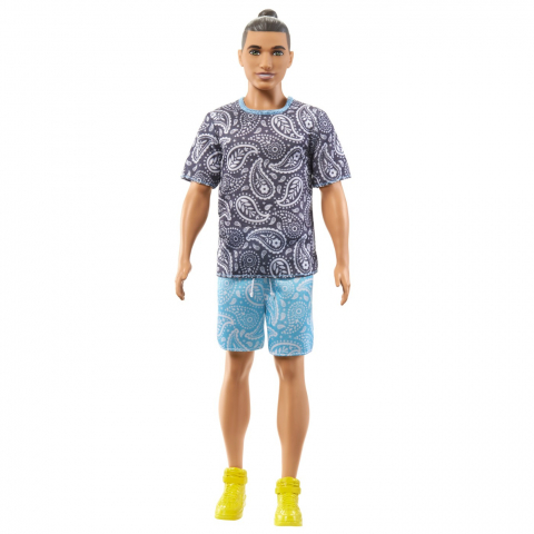 Barbie Papusa Baiat Fashionistas Saten Cu Tricou [1]