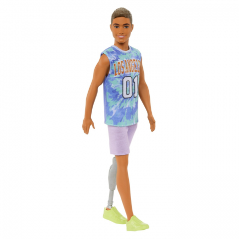 Barbie Papusa Baiat Fashionistas Saten Cu Un Picior Cu Proteza [3]