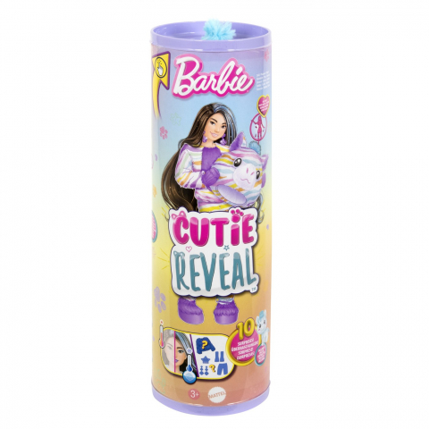Papusi & accesorii - BARBIE PAPUSA BARBIE CUTIE REVEAL ZEBRA
