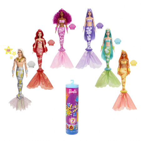 Barbie Papusa Descopera Culoarea Sirenele Curcubeu  [1]