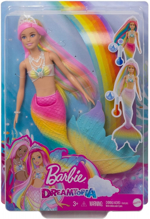 Papusi & accesorii - Barbie Papusa Dreamtopia Sirena Își Schimbă Culoarea 