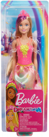 Papusi & accesorii - Barbie Păpușa Prințesă Dreamtopia cu Coroniță Roz 