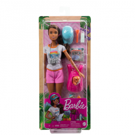 Jocuri si articole copii - Barbie Set de Joacă Drumeție cu Accesorii 