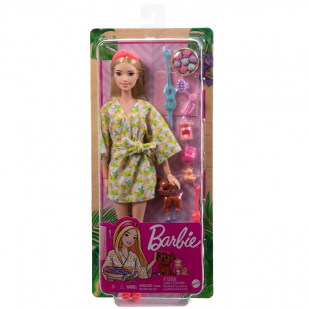 Jocuri si articole copii - Barbie Set de Joacă O Zi la Spa cu Accesorii 