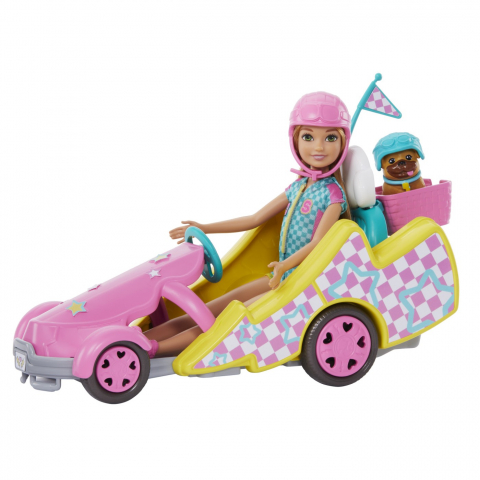 BARBIE SI STACIE PAPUSA STACIE CU KART [2]