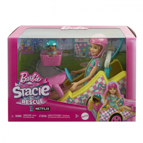 Papusi & accesorii - BARBIE SI STACIE PAPUSA STACIE CU KART