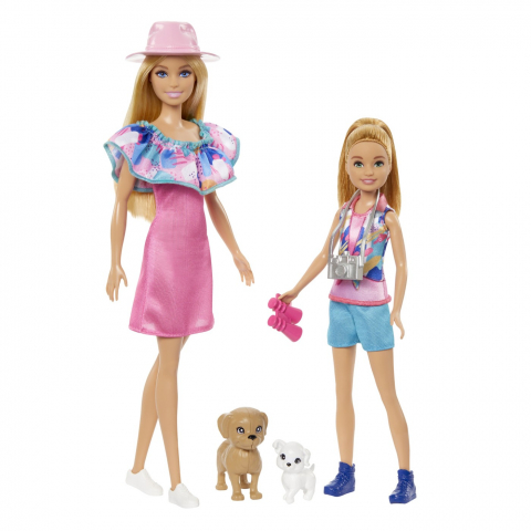 Barbie Si Stacie Set Papusa Barbie Si Papusa Stacie Iubitoare De Catei [1]