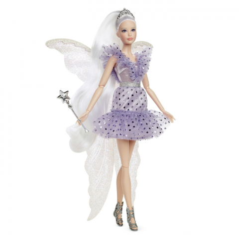BARBIE SIGNATURE PAPUSA BARBIE ZANA MASELUTA CU ARIPI DE ZANA BAGHETA SI GEANTA [1]