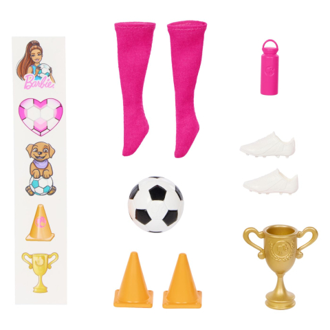 BARBIE TEAM ROTESTE SI DEZVALUIE PAPUSA BARBIE JUCATOARE DE FOTBAL [1]