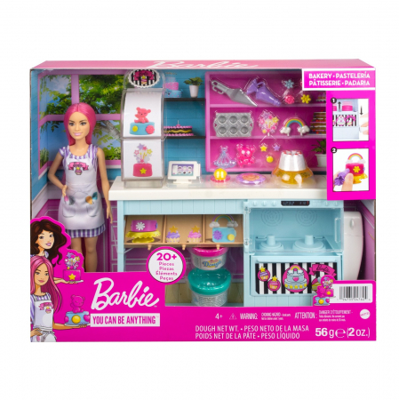 Jocuri si articole copii - Barbie you can be anything set cofetarie