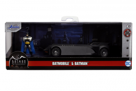 Figurine cu eroi si personaje - Batman Mașină Batmobile cu Figurină 1:32 