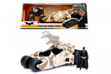 Masinute, Motociclete, Elicoptere, Avioane & Trenulete - Batmobil cu Figurină și Camuflaj 