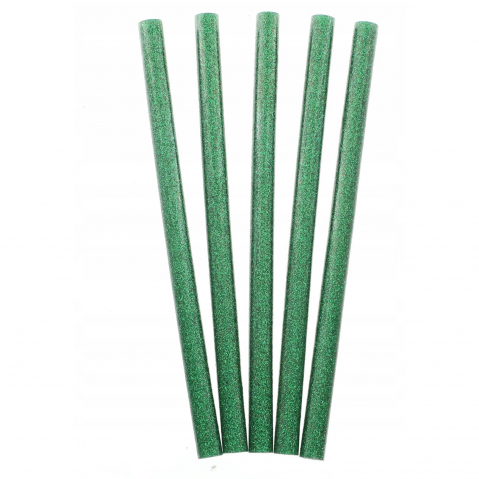 Batoane silicon cu sclipici, 0.7x18 cm, 8 buc/set, culori variate [1]