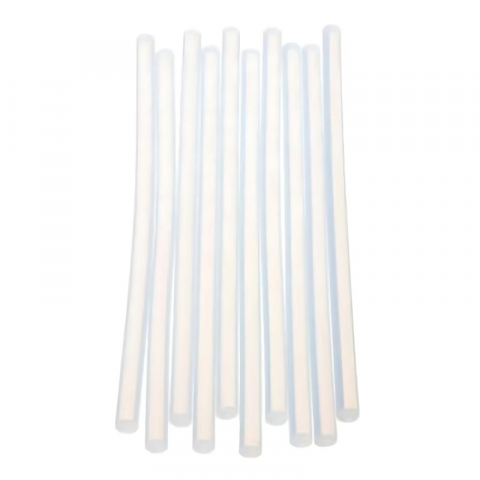 Accesorii art&craft - Baton silicon,lipire la cald,11mmx30cm,10 bucati/set,alb transparent