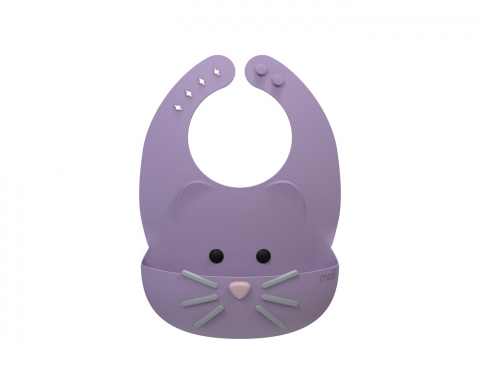 BAVETA SILICON, MELII, MODEL PISICA [3]