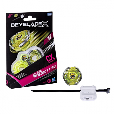 BEYBLADE X LET IT RIP SET LANSATOR SI ROATA ARC WIZARD R 4-55L0 [3]