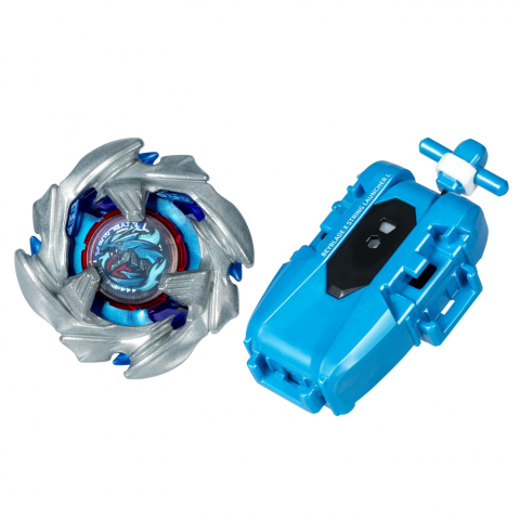 BEYBLADE X LET IT RIP SET LANSATOR SI ROATA COBALT DRAGOON 2-60C [2]
