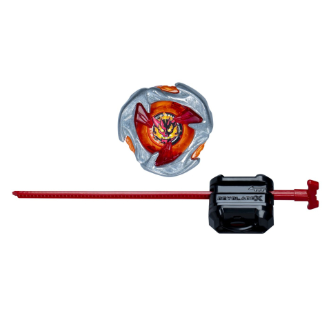 BEYBLADE X LET IT RIP SET LANSATOR SI ROATA HAMMER INCENDIO 3-70H [2]