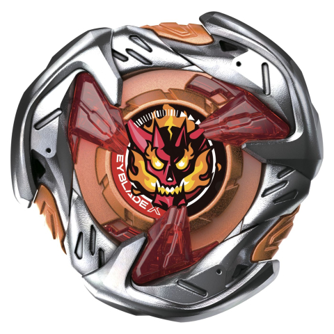 BEYBLADE X LET IT RIP SET LANSATOR SI ROATA HAMMER INCENDIO 3-70H [4]