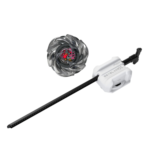 BEYBLADE X LET IT RIP SET LANSATOR SI ROATA RUDDER PHOENIX 4-70LF [1]