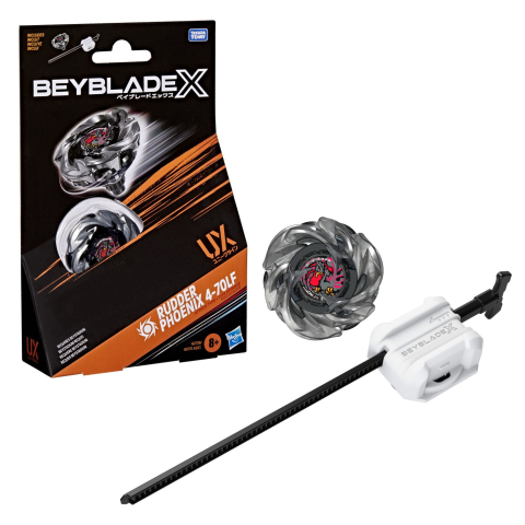 BEYBLADE X LET IT RIP SET LANSATOR SI ROATA RUDDER PHOENIX 4-70LF [4]