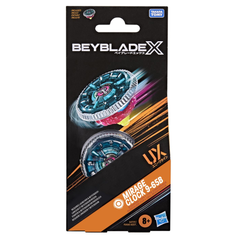 Figurine cu eroi si personaje - BEYBLADE X LET IT RIP SPIRALA MIRAGE CLOCK 9-65B