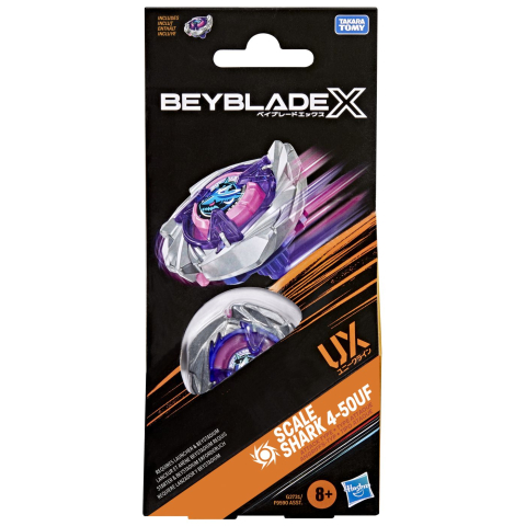 Vehicule și mașinuțe - BEYBLADE X LET IT RIP SPIRALA SCALE SHARK 4-50UF