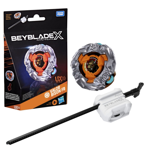 BEYBLADE X SET LANSATOR SI ROATA VALOR BISON FB [4]