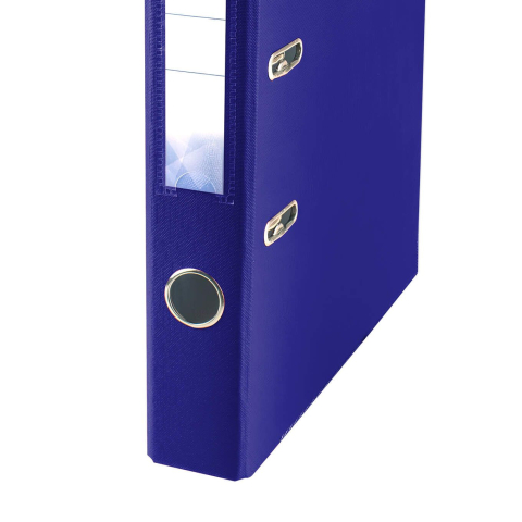 Biblioraft plastifiat PP 50 mm navy blue pentru documente A4 [2]