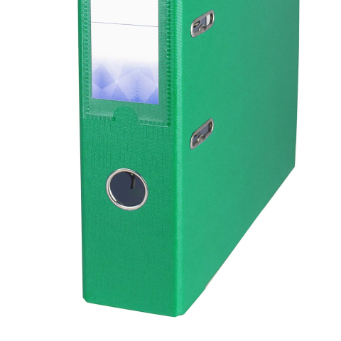 Biblioraft plastifiat PP 75mm green  – biblioraft A4 pentru arhivare documente [2]