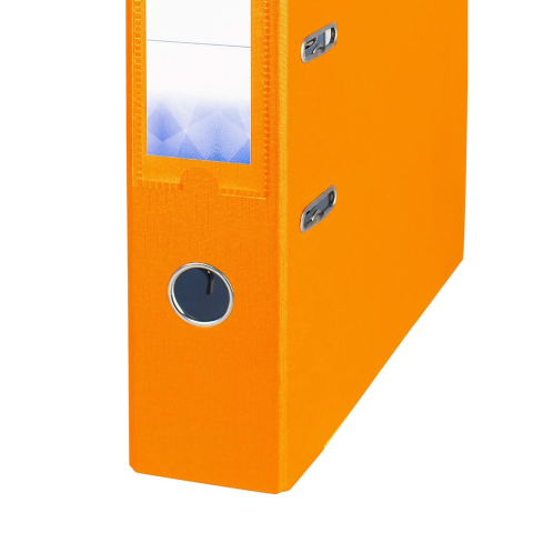 Biblioraft plastifiat PP 75mm orange  – biblioraft A4 pentru arhivare documente [3]