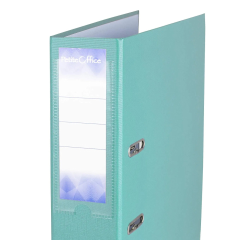 Biblioraft plastifiat PP 75mm turcoaz – biblioraft A4 pentru arhivare documente [1]