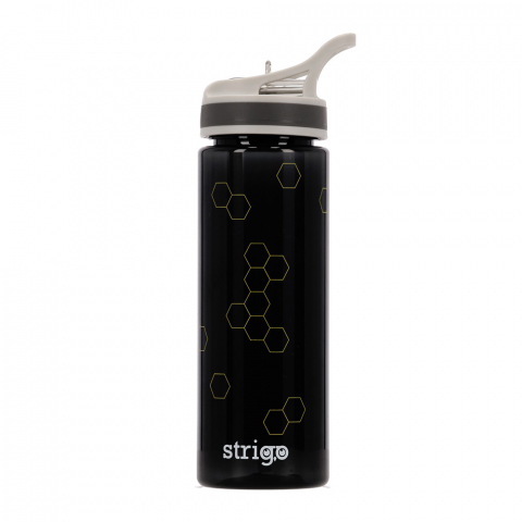 Articole Bucatarie - Bidon Strigo Honeycomb Collection, Negru, 600 ml