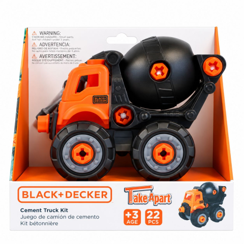 Jocuri si articole copii - BLACK DECKER BETONIERA DE CONSTRUIT