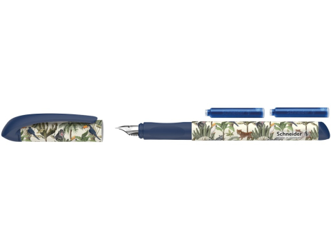 Blister Stilou si 2 rezerve cerneala Schneider Voice,manson ergonomic,penita M [1]