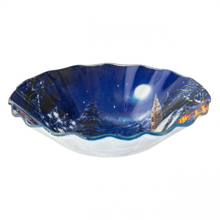 Articole pentru Craciun - Bol pentru servire Night Blue