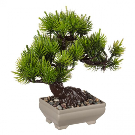 Bonsai muguri de pin decorativ artificial in ghiveci [1]