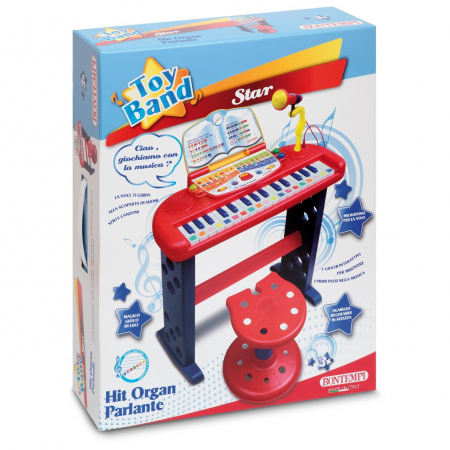 Jucarii muzicale - Bontempi Orgă Electronică Interactivă în Limba Engleză 