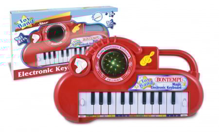 Bontempi Orgă Electronică Roșie cu Efecte Luminoase  [2]