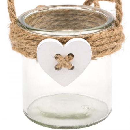 Borcan decorativ cu maner din franghie [2]