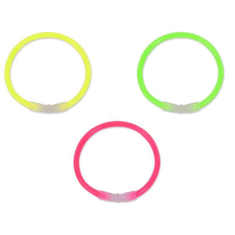 Articole pentru Petrecere - Bratari Multicolore fosforescente, 3 Buc