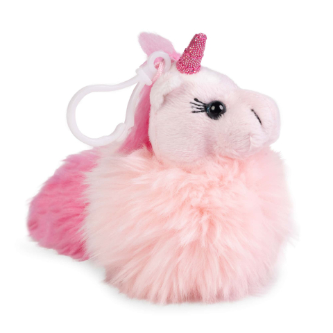 Jocuri si articole copii - Breloc pufos Unicorni 11 cm – diverse culori