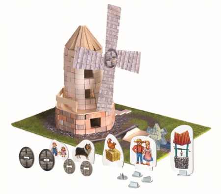 Seturi  de constructie - Brick trick moara de vant din caramidute ceramice