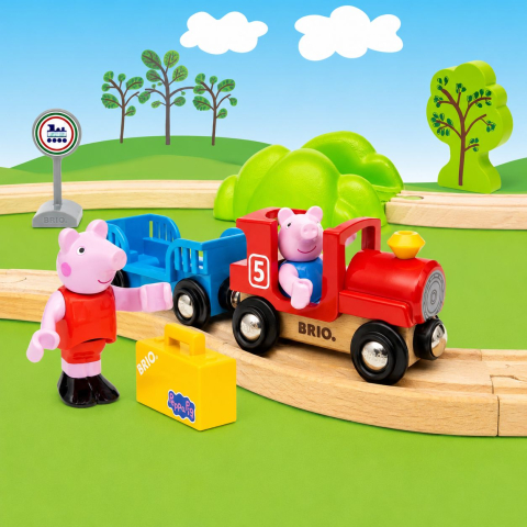 BRIO SET TRENULETUL PEPPA PIG [3]