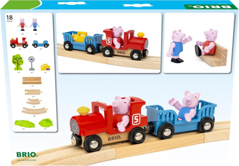 BRIO SET TRENULETUL PEPPA PIG [7]