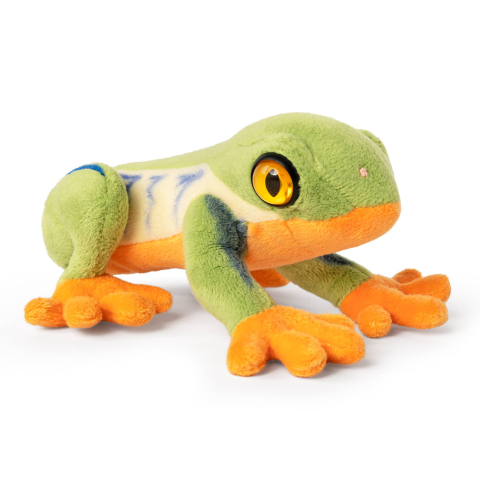 Jucarii - Broască de copac cu ochi roșii de pluș 15 cm – Living Nature
