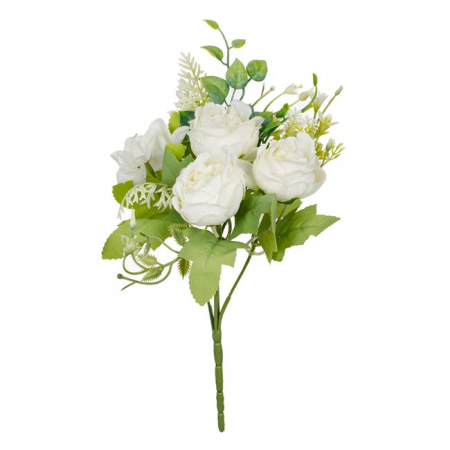 Decoratiuni - Buchet decorativ artificial cu flori albe